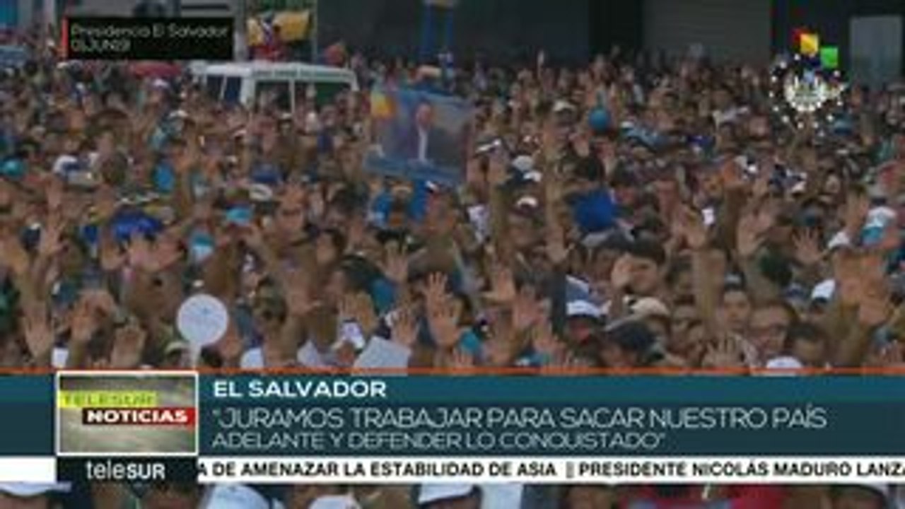 Nayib Bukele pide a los salvadoreños a sacar adelante al país