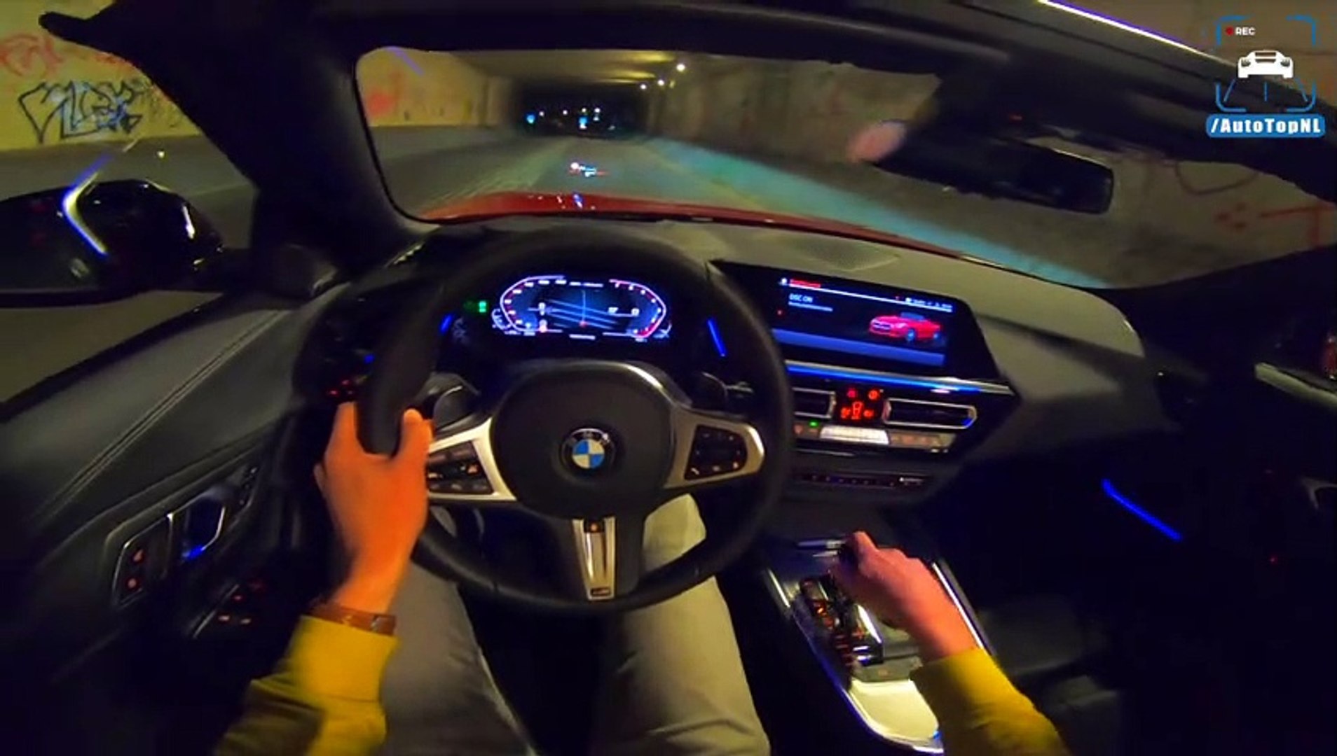 NEW! BMW Z4 M40i POV Night Drive w/ AMBIENT LIGHTING by AutoTopNL