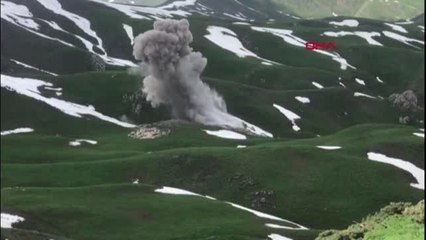 Şırnak'ta 'PKK kampı', 3 katlı mağara kullanılamaz hale getirildi-EK