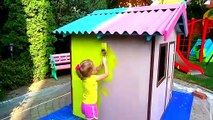 Théâtre pour enfants de peintures colorées