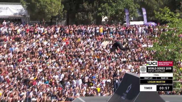 Logan Martin | 3rd place - UCI BMX Freestyle Park World Cup Final | FISE Montpellier 2019