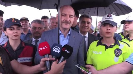 Soylu'dan sürücülere "Yoğunluk azaldığında aşırı hız yapmayın" uyarısı (2)