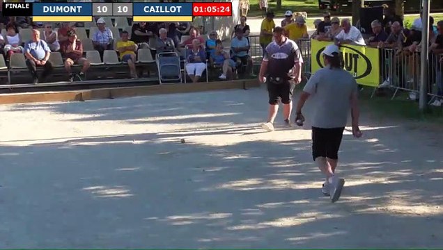 Pétanque : Championnats Territoriaux Rhône-Alpes 2019 à Chabeuil - Fin Finale individuel DUMONT vs CAILLOT