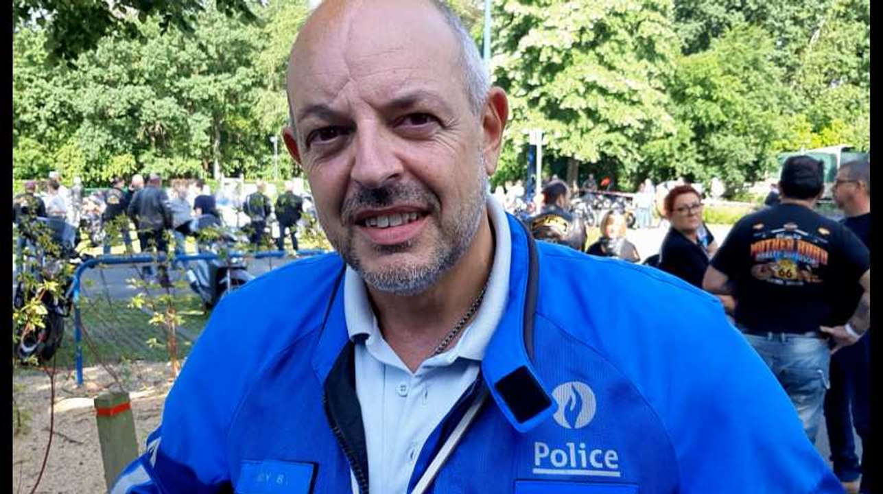 Jurbise balade à moto l'inspecteur Caroy explique sa passion