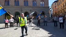İsveç'te Esed rejimi protesto edildi - STOCKHOLM