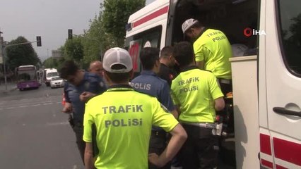 Beşiktaş'ta kırmızı ışık ihlali kaza getirdi