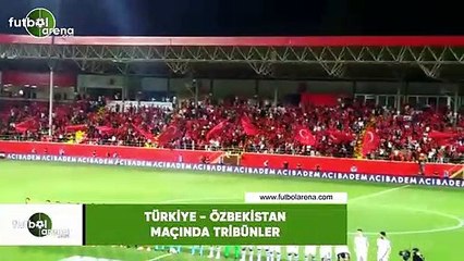 Türkiye - Özbekistan maçında tribünler