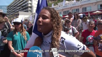 Longboard: Lemoigne et Clemente sacrés champions du monde