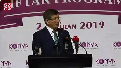 Ahmet Davutoğlu’ndan Konya’da yeni parti duyurusu