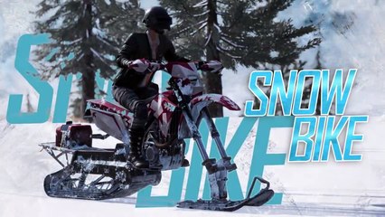 PUBG - Vikendi New Feature - Snowbike