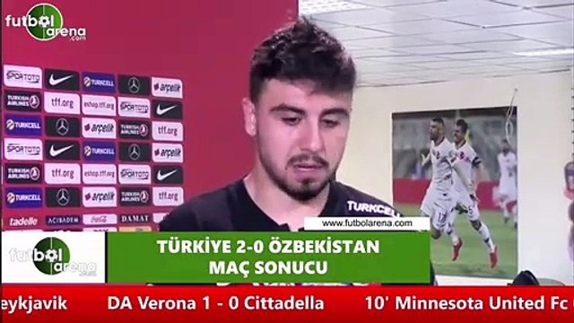 Ozan Tufan: Milli takım kampı çok iyi, bunun meyvesini Fransa ve İzlanda maçında yiyeceğiz