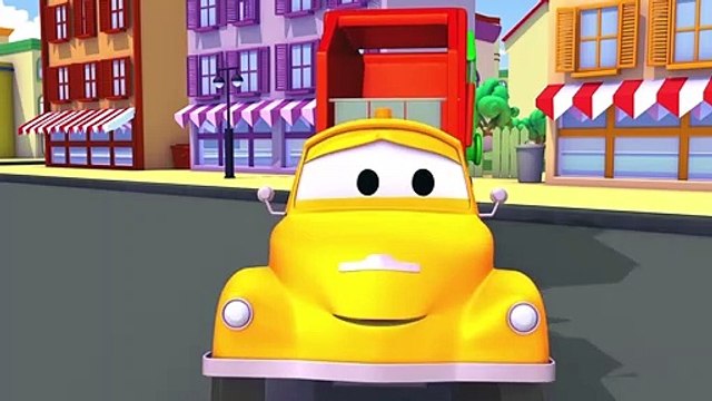 Tom la Dépanneuse et le Camion Poubelle à Car City| Voitures et Camions, dessin animé pour enfants