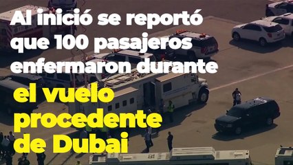 Internacional | Todos los pasajeros salieron del avión y fueron evaluados.