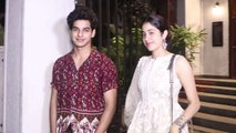 Jhanvi Kapoor With BF Ishaan Khattar On a Late Night Dinner Date