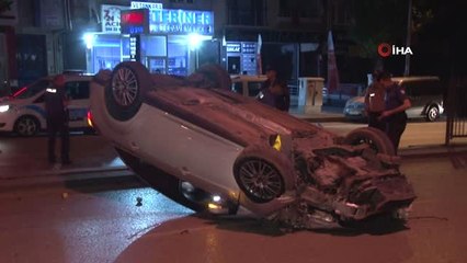 Ankara'da trafik kazası: 1 yaralı