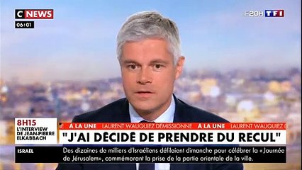 Laurent Wauquiez démissionne en direct au 20h de TF1