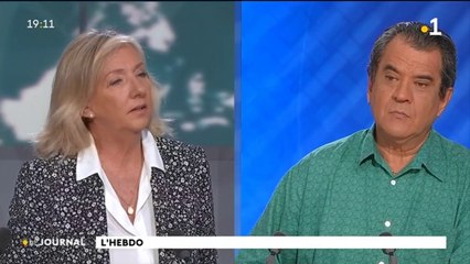 Edouard Fritch invité du JT