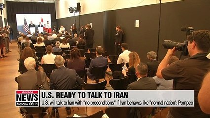 U.S. will talk to Iran with "no preconditions" if Iran behaves like "normal nation"