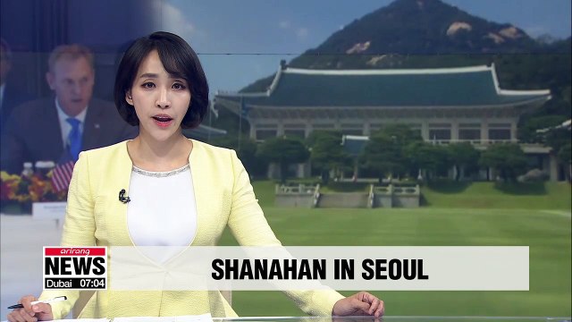 resident Moon to meet acting U.S. defense chief Patrick Shanahan for talks on N. Korea's denuclearization