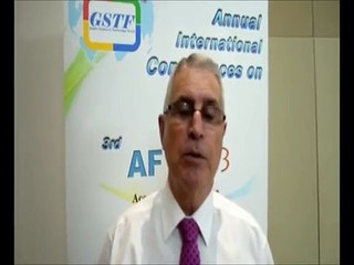 Prof. the Hon. Dr. Stephen Martin at AF Conference 2013 by GSTF