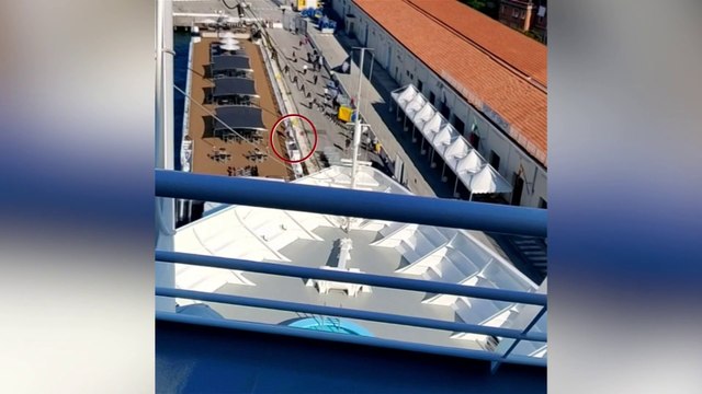 De nouvelles images ahurissantes montrent comment un paquebot hors de contrôle a semé la panique à Venise