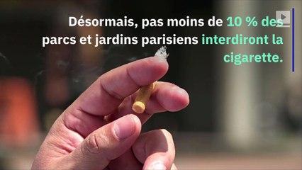 Paris : la cigarette bientôt bannie dans 52 parcs et jardins