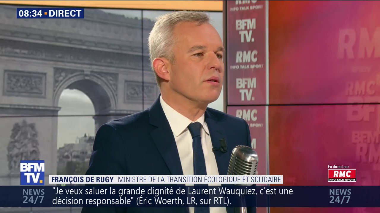 "Quelle est la politique du parti?" François de Rugy réagit à la démission de Laurent Wauquiez des Républicains