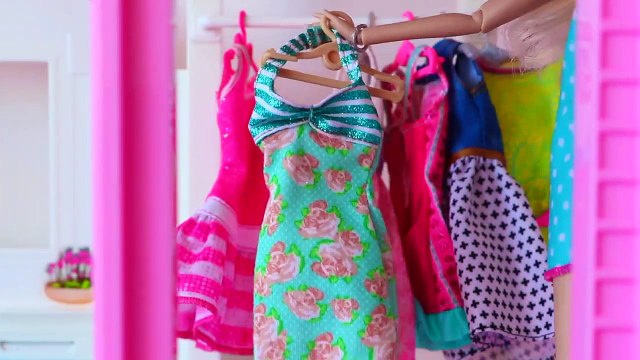 Barbie Doll Morning Routine Play baby dolls kitchen toys!