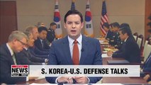Defense chiefs of S. Korea, U.S. hold in bilateral talks in Seoul