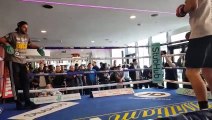 THE SAVAGE! - SAM EGGINGTON BATTERS THE PADS AHEAD OF LIAM SMITH CLASH / **OFFICIAL** PUBLIC WORKOUT