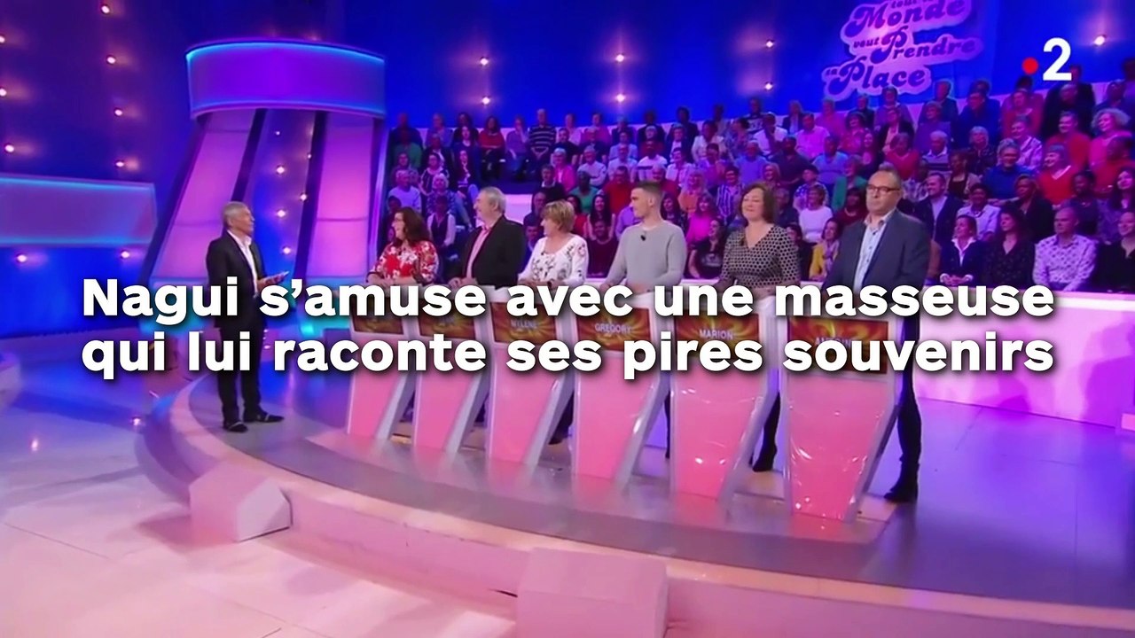 Nagui s’amuse avec une masseuse  qui lui raconte ses pires anecdotes !