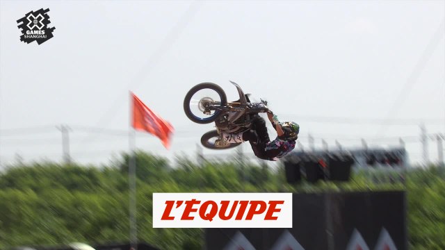 Tom Pagès en or sur le «best whip» des X Games de Shanghaï - Adrénaline - Moto FMX