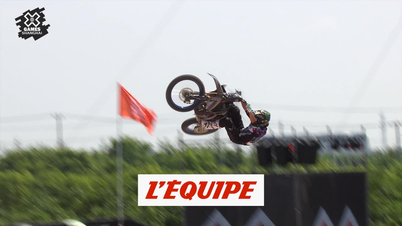 Tom Pagès en or sur le «best whip» des X Games de Shanghaï - Adrénaline - Moto FMX