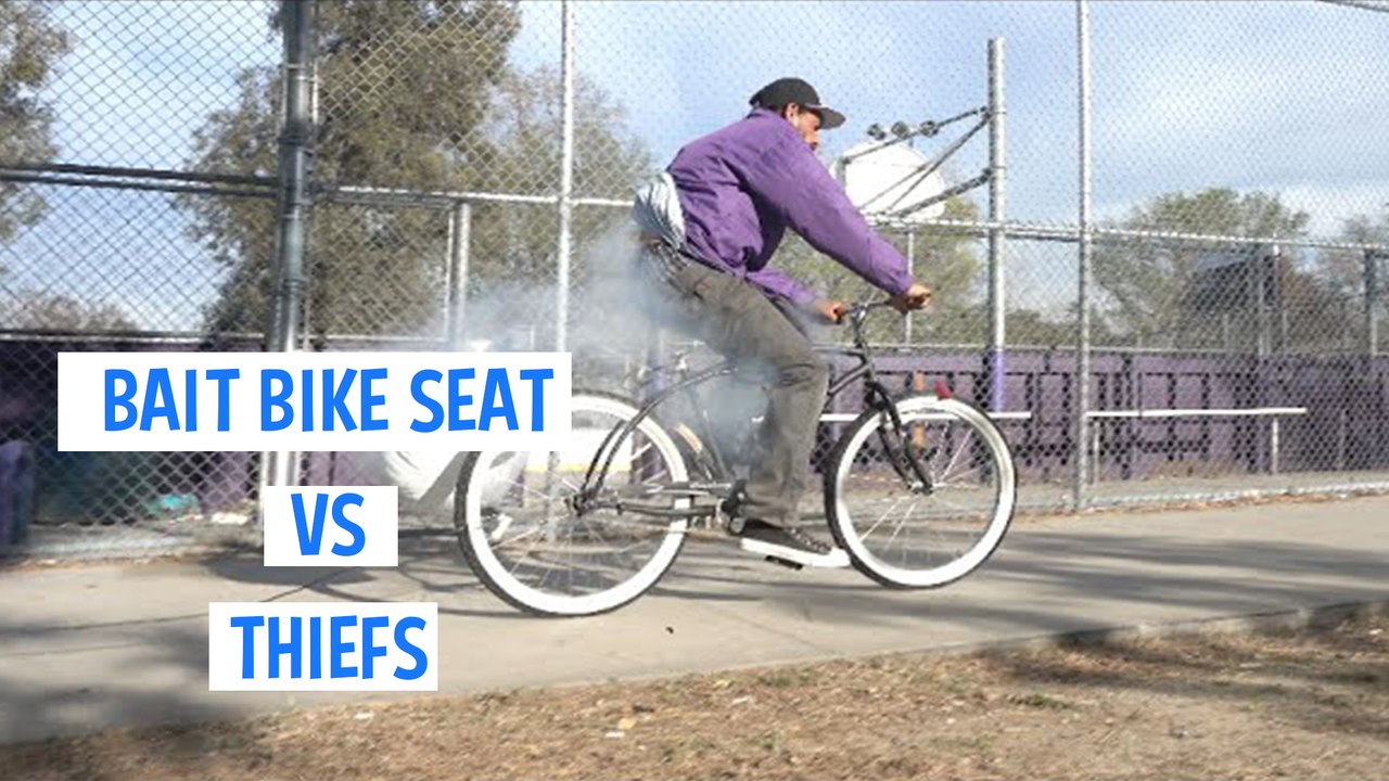 BAIT BIKE SEAT VS THIEFS video Dailymotion