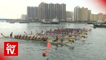 Filipino maids' dragon boat team makes a splash in Hong Kong