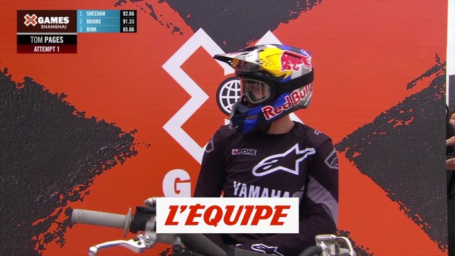 Tom Pagès en bronze sur le «best tricks» des X Games de Shanghaï - Adrénaline - Moto FMX