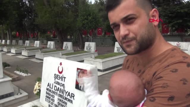 ANTALYA 40 günlük Asel Songül'den şehit amcaya ziyaret