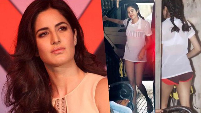 Jhanvi Kapoor spotted at outside gym after Katrina Kaif's short dress comment | FilmiBeat
