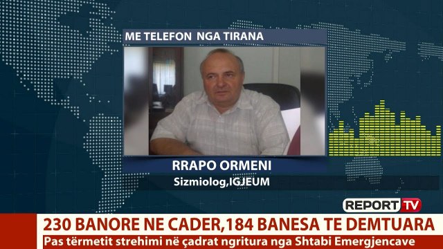 Tërmeti në Korçë/ Sizmologu Ormeni për Report TV: Goditja kryesore kaloi!