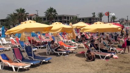 Mersin sahillerinde bayram tatili hareketliliği