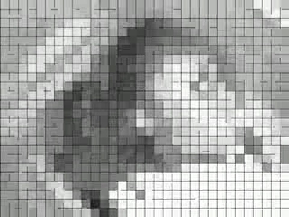Black and white