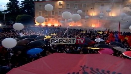 Report TV - Protestuesit 'Breshëri' kapsollësh ndaj kryeministrisë