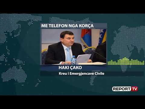 Report TV - Tërmetet në Korçë/ Çako: Janë dëmtuar 184 banesa, do llogariten dëmet e shkaktuara