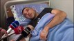 RTV Ora - Flet i plagosuri në protestë: Do marr pjesë sërish, edhe sikur të jem me paterica