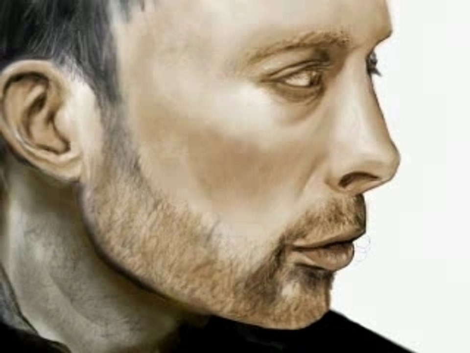 Thom Yorke, Radiohead - Speed Painting