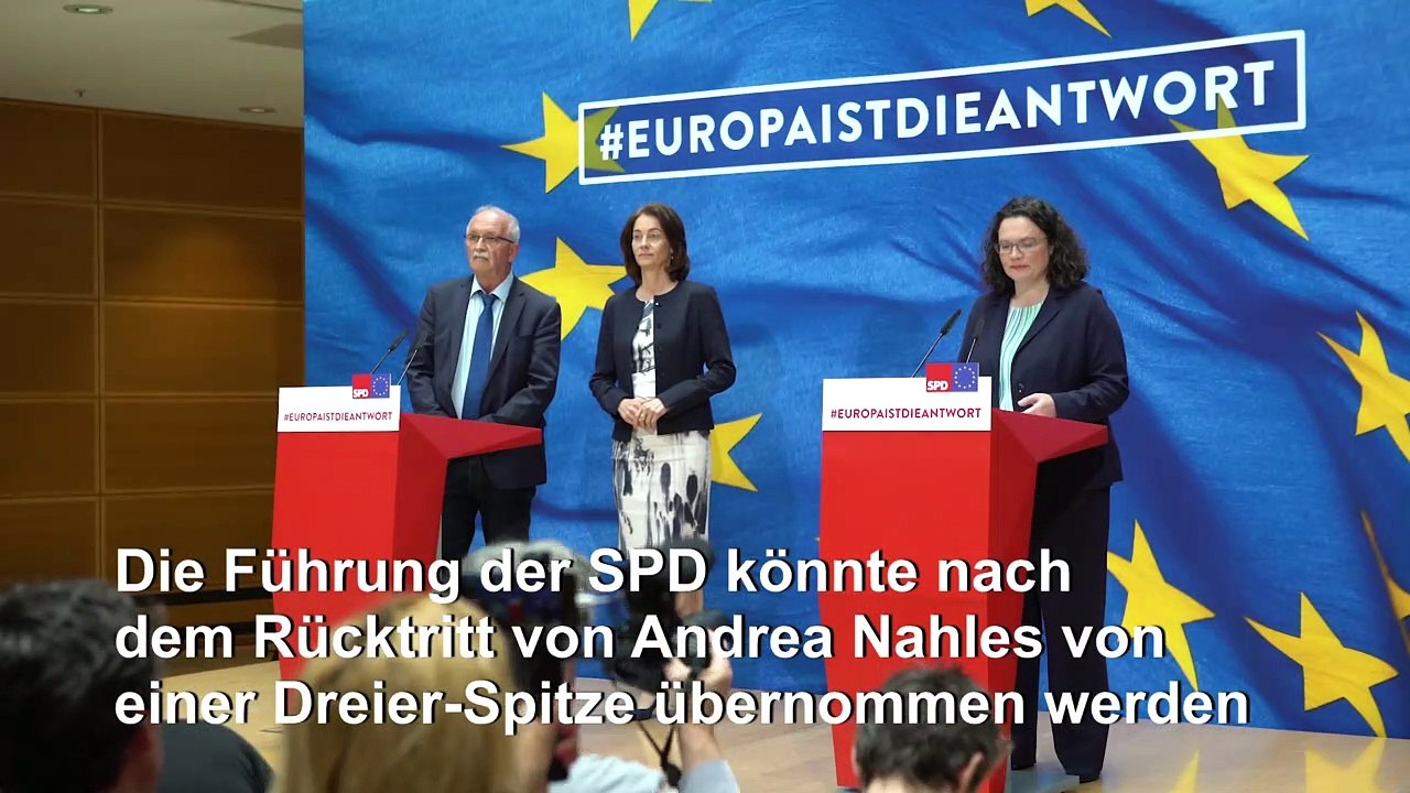 SPD erwägt vorerst Dreier-Spitze für Parteivorsitz