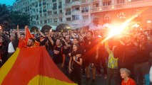 Прослава и апсења во Скопје по триумфот на ракометарите на Вардар