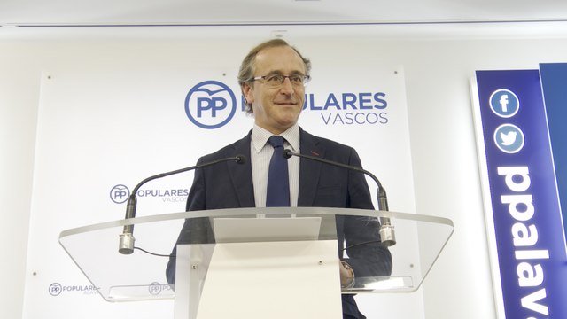 Alonso a PNV: Las tonterías en Navarra tienen consecuencias en Euskadi