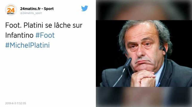 Football. « Il n’a aucune légitimité » : Michel Platini critique Gianni Infantino, le président de la FIFA