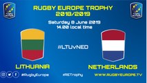 LITHUANIA / NETHERLANDS - RUGBY EUROPE TROPHY 2018/2019